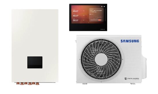 Siltumsūknis SAMSUNG EHS Split 6.0 kW (AE060CXEDEG/EU+AE160DNYSPG/EU), WiFi, HYDRO AI HOME (Gaiss-Ūdens)  
